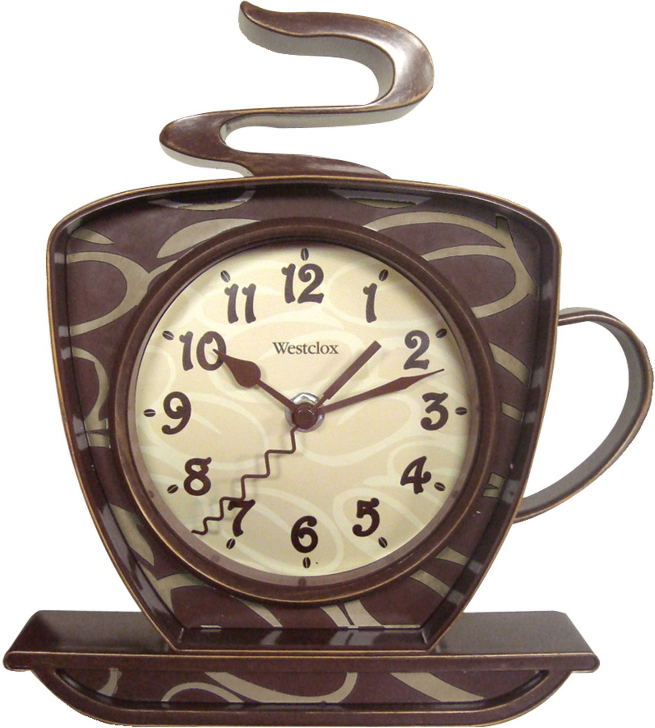 WALL CLOCK-9.5″ COFFEE CUP