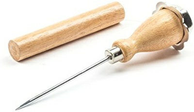 ICE PICK WITH WOODEN COVER