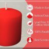 SCENTED VOTIVE CANDLES 9 PK –  STRAWBERRY - Image 3