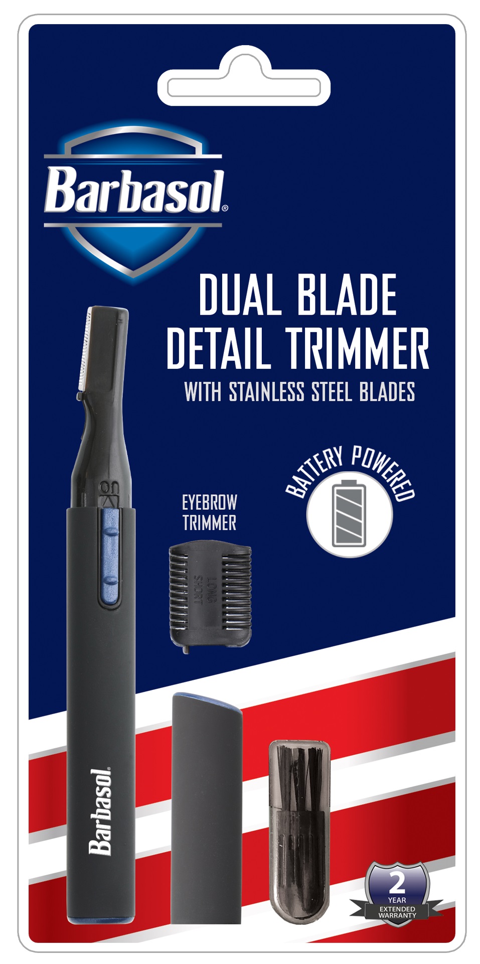 BARBASOL DETAIL TRIMMER  DUAL BLADE