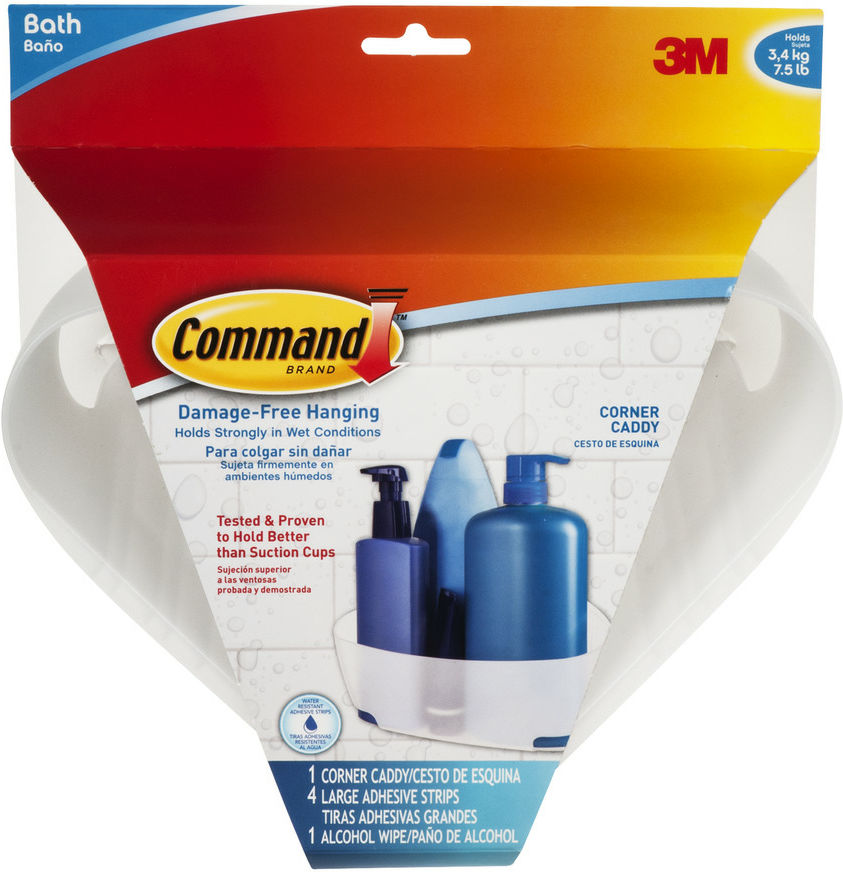 COMMAND ADHESIVE CORNER CADDY