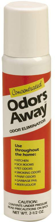 ODORS AWAY 2 1/2oz AEROSOL CAN