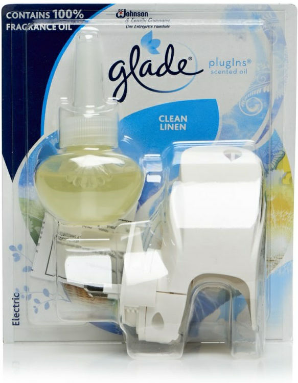 GLADE PLUGIN-OIL-STARTER  KIT  CLEAN LINEN ( # 00382 )