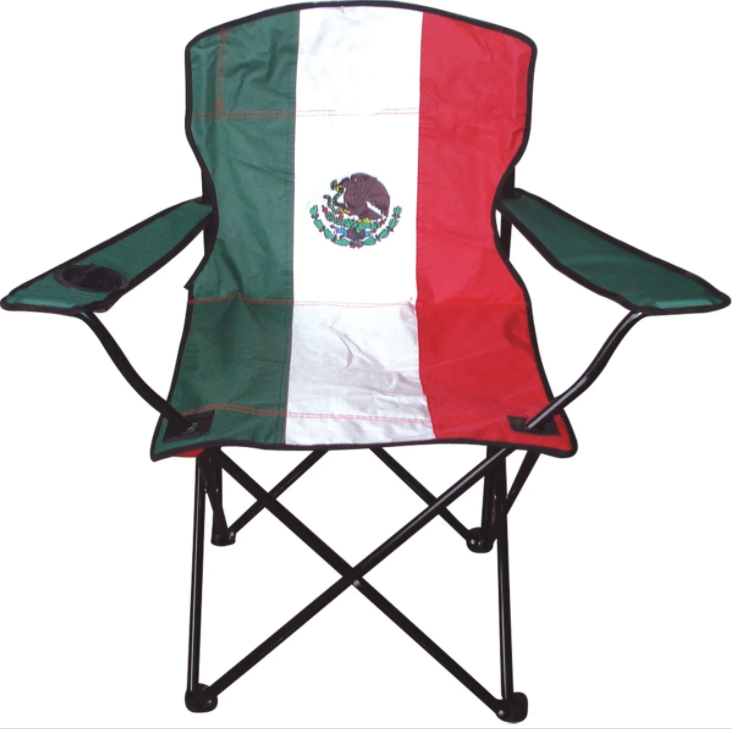 CAMPING CHAIR-FOLDABLE – FLAGS  MEXICO